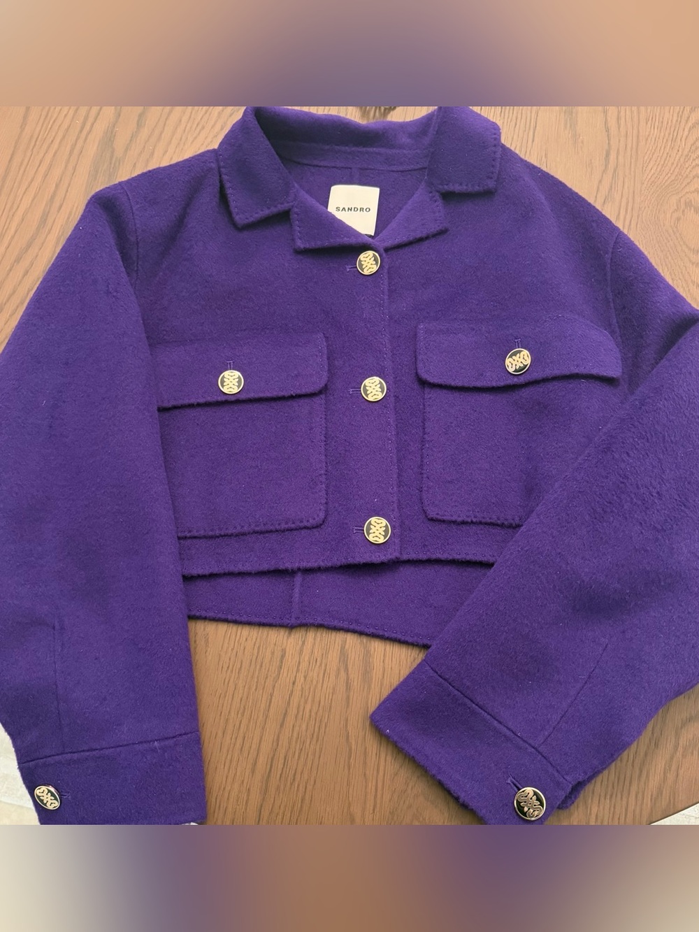 Sandro Purple Jacket